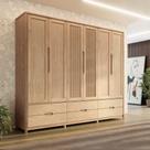 Guarda Roupa 262cm 6 Portas 6 Gavetas Maison Tauari F07- D Rossi