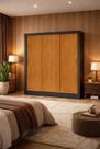 Guarda Roupa 3 Portas 3 Gavetas Sapphire -Grand Line