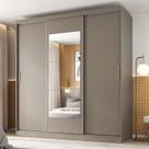 Guarda-Roupa 3 Portas com Espelho Araçá CabeCasa MadeiraOriginals
