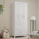 Guarda Roupa 3 Portas Jones Branco