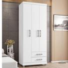 Guarda Roupa 3 Pts -Gatmagazine - Branco Guarda Roupa 3 Pts -Gatmagazine - Branco