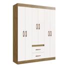 Guarda-roupa 30206 6 Portas 2 Gavetas 2 Prateleiras Rivera Guarda-roupa 30206 6 Portas 2 Gavetas 2 Prateleiras Rivera