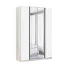 Guarda-roupa 4 Portas 160 Cm Legno Crema Com Branco Mat Guarda-roupa 4 Portas 160 Cm Legno Crema Com Branco Mat