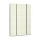 Guarda-roupa 4 Portas 160 Cm Legno Crema Com Kashmir