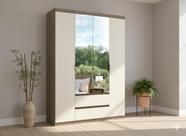 Guarda-roupa 4 Portas 2 Gavetas 100% MDF 168cm X 230cm Nobre