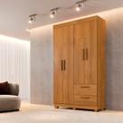 Guarda-roupa 4 Portas 2 Gavetas 100% MDF Flórida Yescasa Guarda-roupa 4 Portas 2 Gavetas 100% MDF Flórida Yescasa