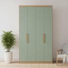 Guarda-roupa 4 Portas 2 Gavetas 120cm X 220cm Milan