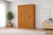 Guarda Roupa 4 Portas 2 gavetas Allure -Grand Line Guarda Roupa 4 Portas 2 gavetas Allure -Grand Line