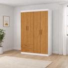 Guarda Roupa 4 Portas 2 gavetas Allure -Grand Line
