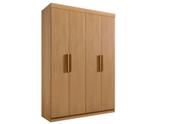 Guarda Roupa 4 Portas 3 Gavetas com pés Colibri Plus - D' Doro