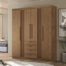 Guarda-roupa 4 Portas 4 Gavetas Mdp Aurora