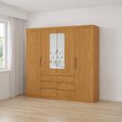 Guarda Roupa 4 Portas 6 Gavetas 2 espelhos Xline -Grand Line Guarda Roupa 4 Portas 6 Gavetas 2 espelhos Xline -Grand Line
