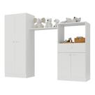 Guarda Roupa 4 Portas e 1 Gaveta Merengue Multimóveis Branco Guarda Roupa 4 Portas e 1 Gaveta Merengue Multimóveis Branco