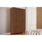 Guarda Roupa 4 Portas e 4 Gavetas c/ Pés Canadá Plus Cacau - Conquista Guarda Roupa 4 Portas e 4 Gavetas c/ Pés Canadá Plus Cacau - Conquista