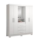 Guarda-Roupa 4 Portas Huntano Branco - MoveisAqui