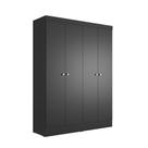 Guarda-Roupa 4 Portas Renzo Casal 5 Nichos Quarto