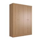 Guarda-Roupa 4 Portas Renzo Casal 5 Nichos Quarto