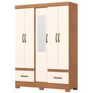 Guarda Roupa 5 Portas Com Espelho 200X146 cm Briz