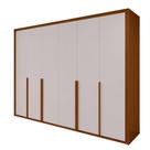 Guarda Roupa 6 Porta S/Espelho Easy Space Frassino/Off White