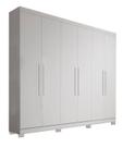 Guarda-Roupa 6 Portas 2 Gav- Sergipe-Branco - Bianchi