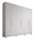 Guarda-Roupa 6 Portas 2 Gav- Sergipe-Branco - Bianchi