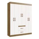 Guarda-roupa 6 Portas 2 Gavetas 4 Prateleiras Sidney Guarda-roupa 6 Portas 2 Gavetas 4 Prateleiras Sidney