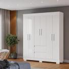 Guarda Roupa 6 portas 2 gavetas ACP Maya Guarda Roupa 6 portas 2 gavetas ACP Maya