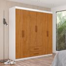Guarda-roupa 6 Portas 2 Gavetas Aurora