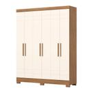 Guarda Roupa 6 Portas 2 Gavetas B369 Nature/Off White Guarda Roupa 6 Portas 2 Gavetas B369 Nature/Off White