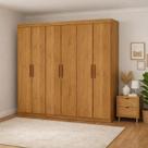 Guarda Roupa 6 Portas 2 Gavetas Perla -Grand Line