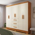 Guarda-roupa 6 Portas 3 Gavetas Amanda Yescasa