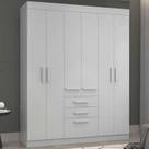 Guarda roupa 6 portas 3 gavetas aramoveis