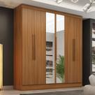 Guarda-roupa 6 Portas 3 Gavetas com Espelhos Lisboa Espresso Móveis