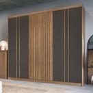 Guarda Roupa 6 Portas 3 Gavetas Florence Móveis Castro Guarda Roupa 6 Portas 3 Gavetas Florence Móveis Castro