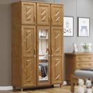 Guarda-roupa 6 Portas 3 Gavetas Grécia Imbuia Madeira Pinus - Cavazotto