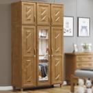 Guarda-Roupa 6 Portas 3 Gavetas Grécia Imbuia Madeira Pinus - Cavazotto