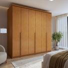 Guarda-roupa 6 Portas 4 Gavetas 100% Mdf Alonzo Guarda-roupa 6 Portas 4 Gavetas 100% Mdf Alonzo