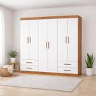 Guarda Roupa 6 Portas 4 Gavetas Allure -Grand Line
