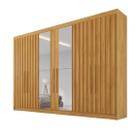 Guarda Roupa 6 Portas 4 Portas Ripadas Potente com Espelho MDF Móveis Europa Moveis Europa Guarda Roupa 6 Portas 4 Portas Ripadas Potente com Espelho MDF Móveis Europa Moveis Europa