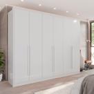 Guarda-roupa 6 Portas 6 Gavetas Anápolis Plus 100% Mdf