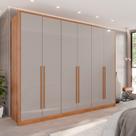Guarda-roupa 6 Portas 6 Gavetas Plus 100% Mdf Anápolis