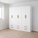 Guarda Roupa 6 Portas 6 Gavetas Unique -Grand Line
