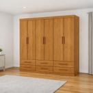 Guarda Roupa 6 Portas 6 Gavetas Unique -Grand Line