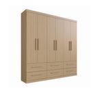 Guarda-Roupa 6 Portas Casal Édez Pegasus, Cedro