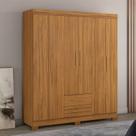 Guarda-roupa 6 Portas com 2 Gavetas com Pés Flex