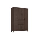 Guarda Roupa 6 Portas e 2 Gavetas Ecom II Cafe Touch - Demóbile