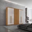 Guarda-roupa 6 Portas e 4 Gavetas 100% Mdf Premier