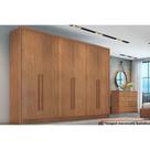 Guarda Roupa 6 Portas e 6 Gavetas Robust Plus Cumaru - Novo Horizonte