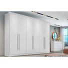 Guarda Roupa 6 Portas e 8 Gavetas Robust Plus Branco - Novo Horizonte