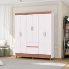 Guarda Roupa 6 Portas Ideal Plus 2 Gavetas Guarda Roupa 6 Portas Ideal Plus 2 Gavetas